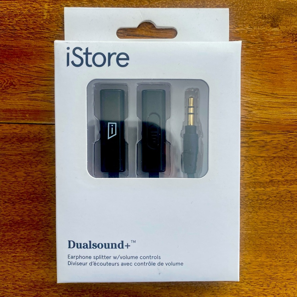 iStore Dualsound+ Earphone Splitter with Volume Controls - ACC970CAI